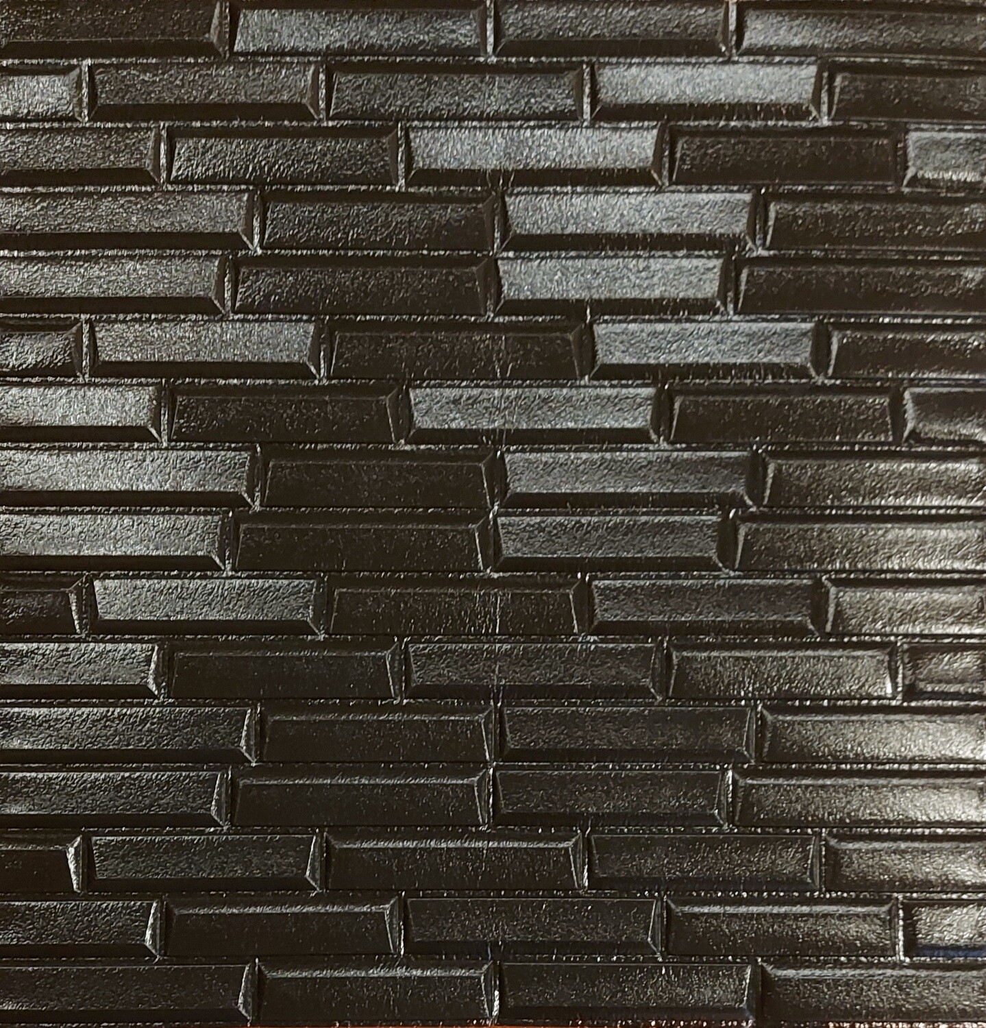 REVESTIMIENTO 3D AUTOADHESIVO CON RELIEVE NEGRO X-5