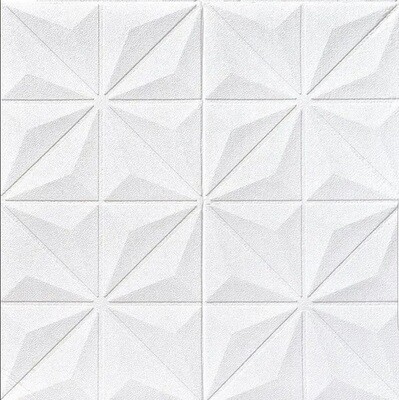 REVESTIMIENTO 3D AUTOADHESIVO CON RELIEVE BLANCO NA-1