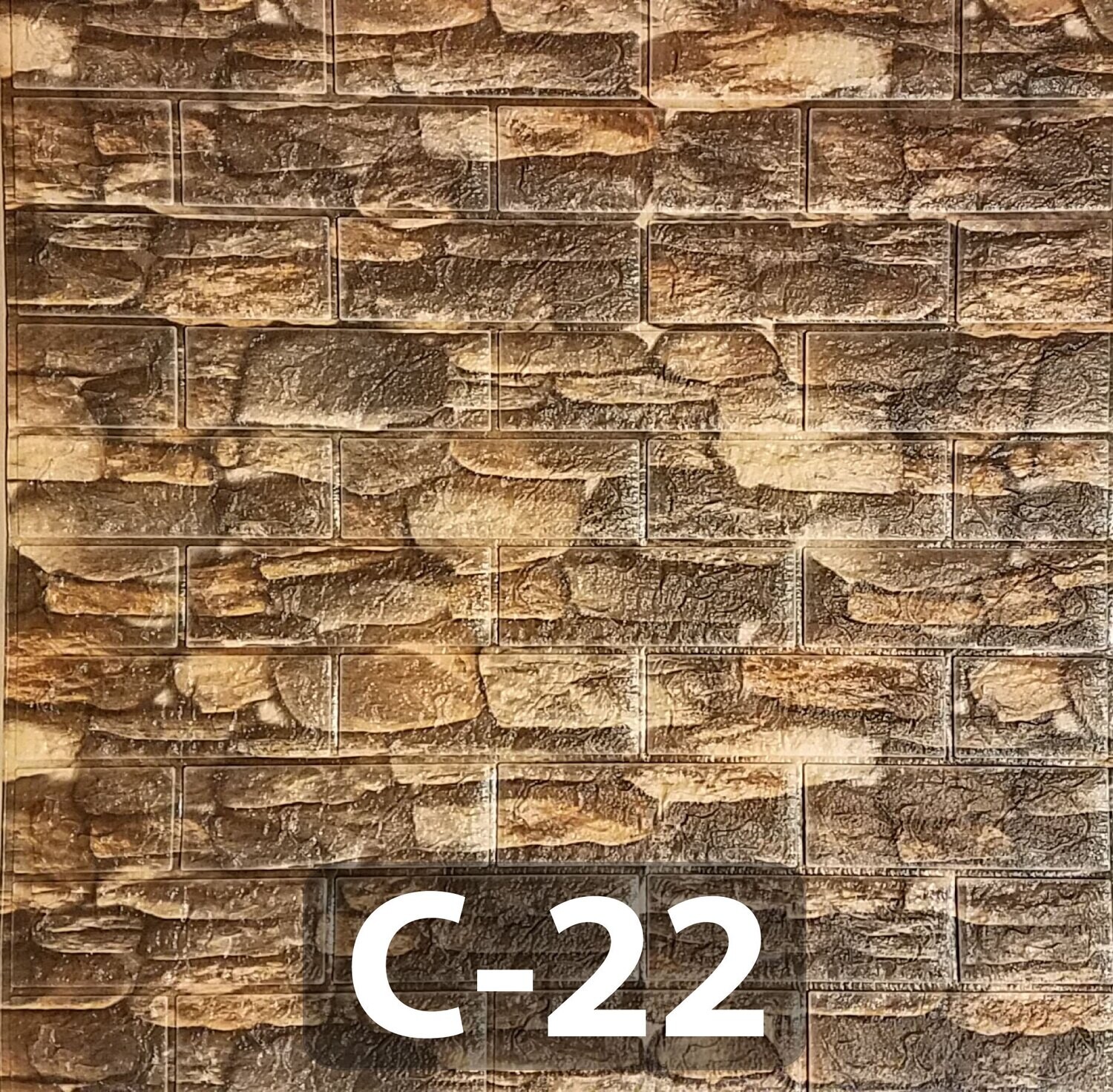 REVESTIMIENTOS 3D AUTOADHESIVOS SIMIL PIEDRA VARIOS DISEÑOS