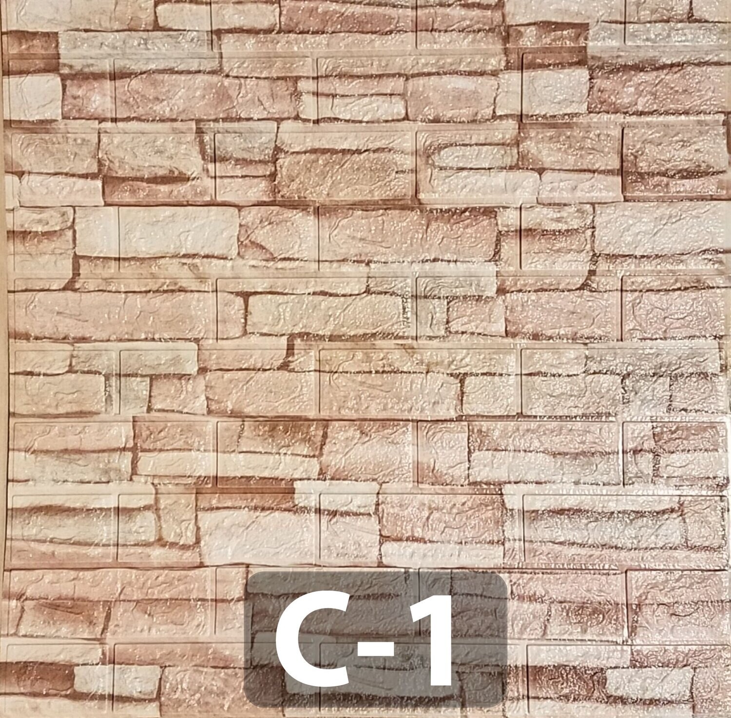 REVESTIMIENTOS 3D AUTOADHESIVOS SIMIL PIEDRA VARIOS DISEÑOS