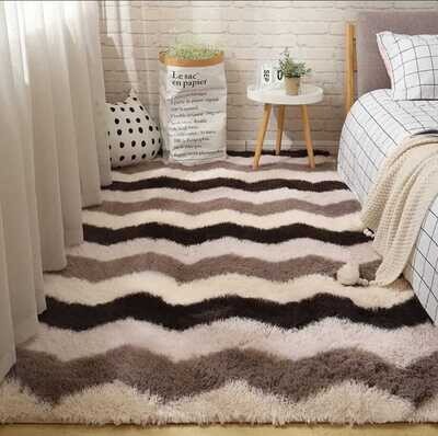 Alfombra Peluda Shaggy 1.5 x 1.0 Mts Calidad Premium