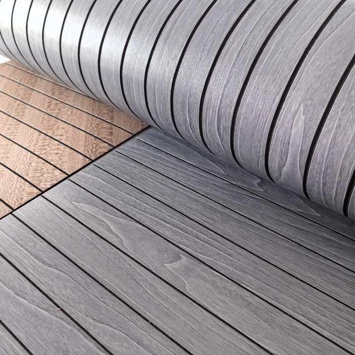 REVESTIMIENTO ADHESIVO EN ROLLO 120 X 2.5 METROS SIMIL RIPADO WPC