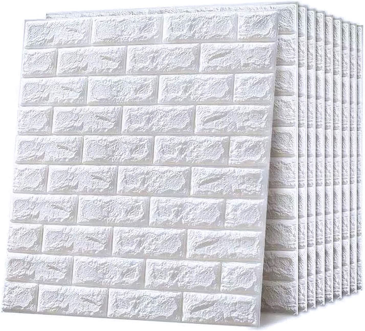 PACK DE 10 PLACAS LADRILLO BLANCO 3mm