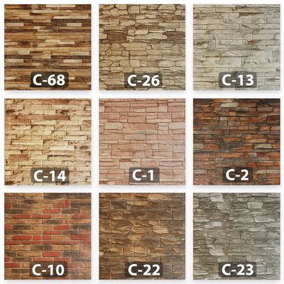 PACK DE 10 PLACAS MODELOS PIEDRA 3mm