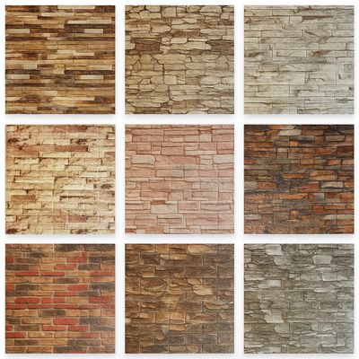 PACK DE 10 PLACAS MODELOS PIEDRA 3mm