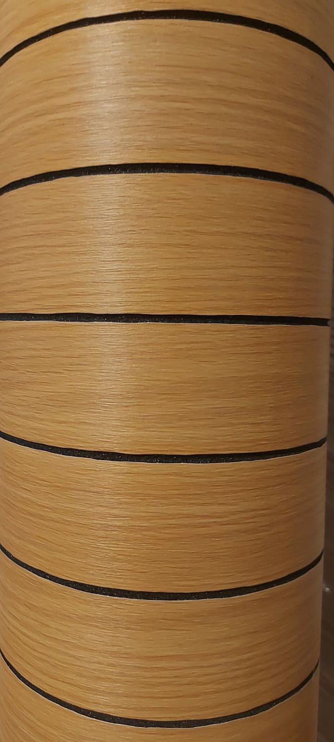 REVESTIMIENTO ADHESIVO EN ROLLO 120 X 3 METROS SIMIL RIPADO WPC