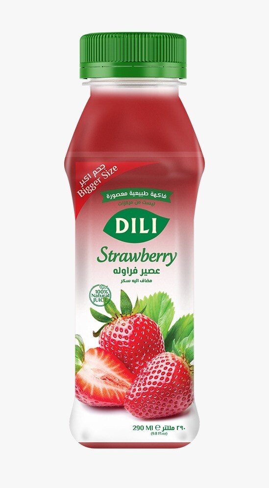 Dili Natural Strawberry  juice 290ml