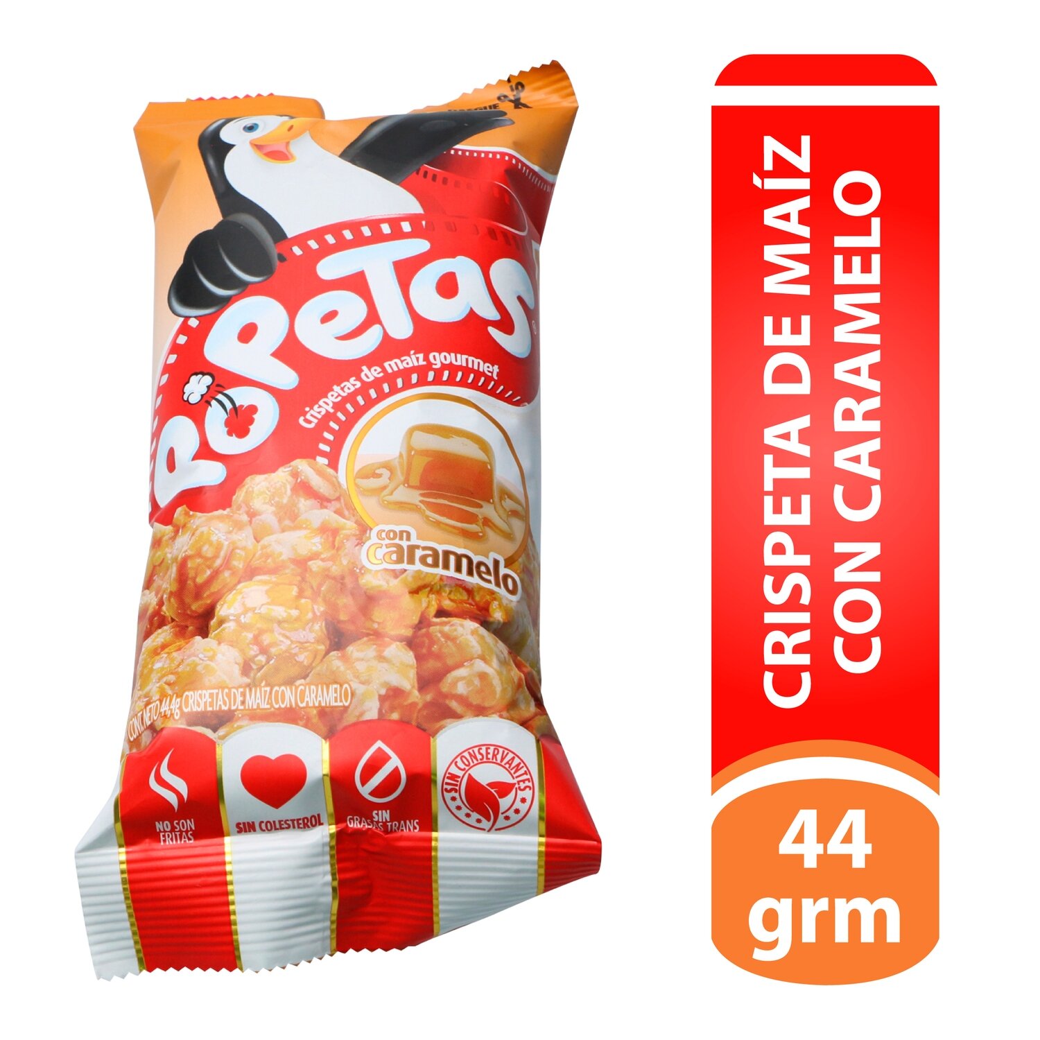 Crispetas caramelo - Popetas - Paquete 44 g