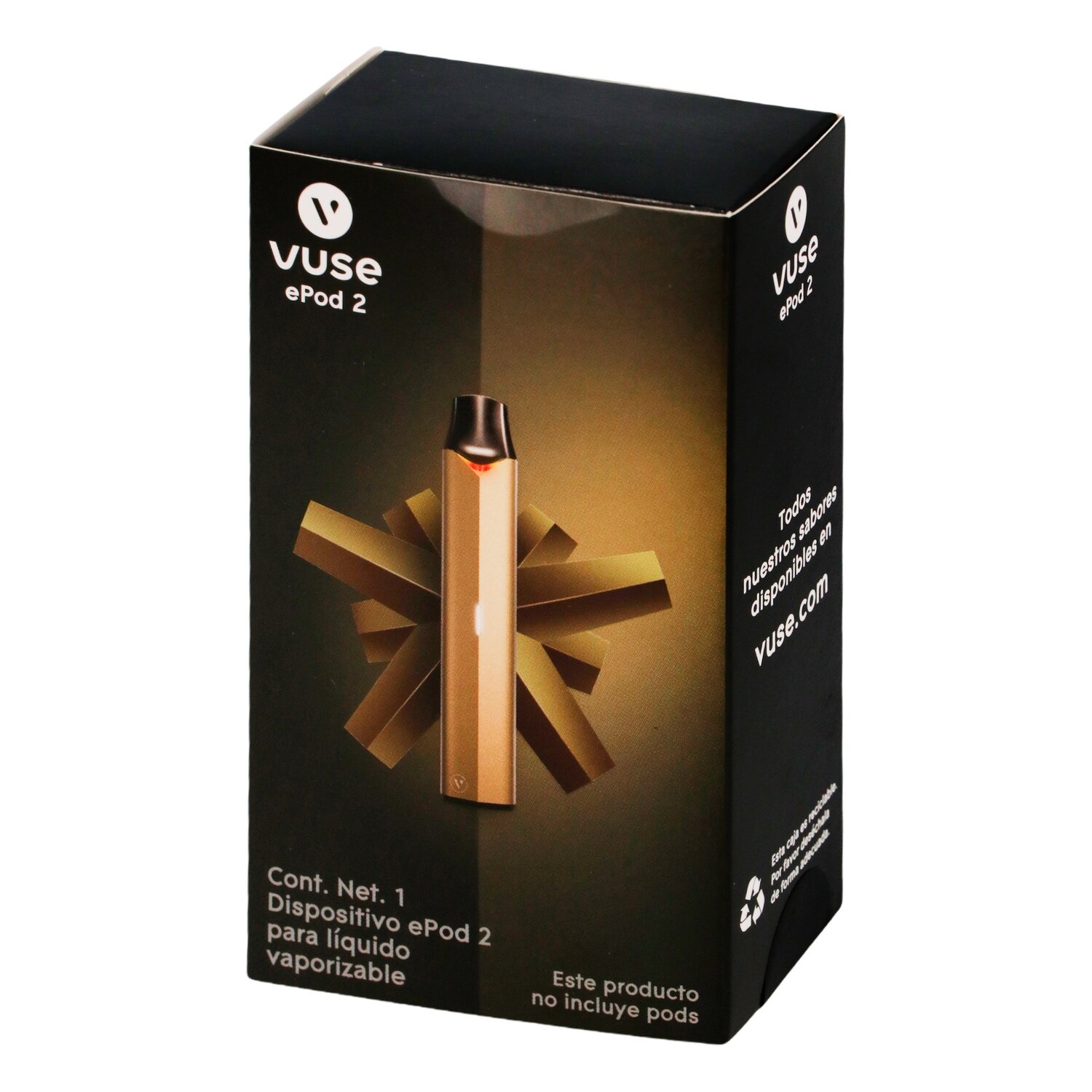 Epod 2 kit bÃ¡sico gold - VUSE   - Caja 1 ud.