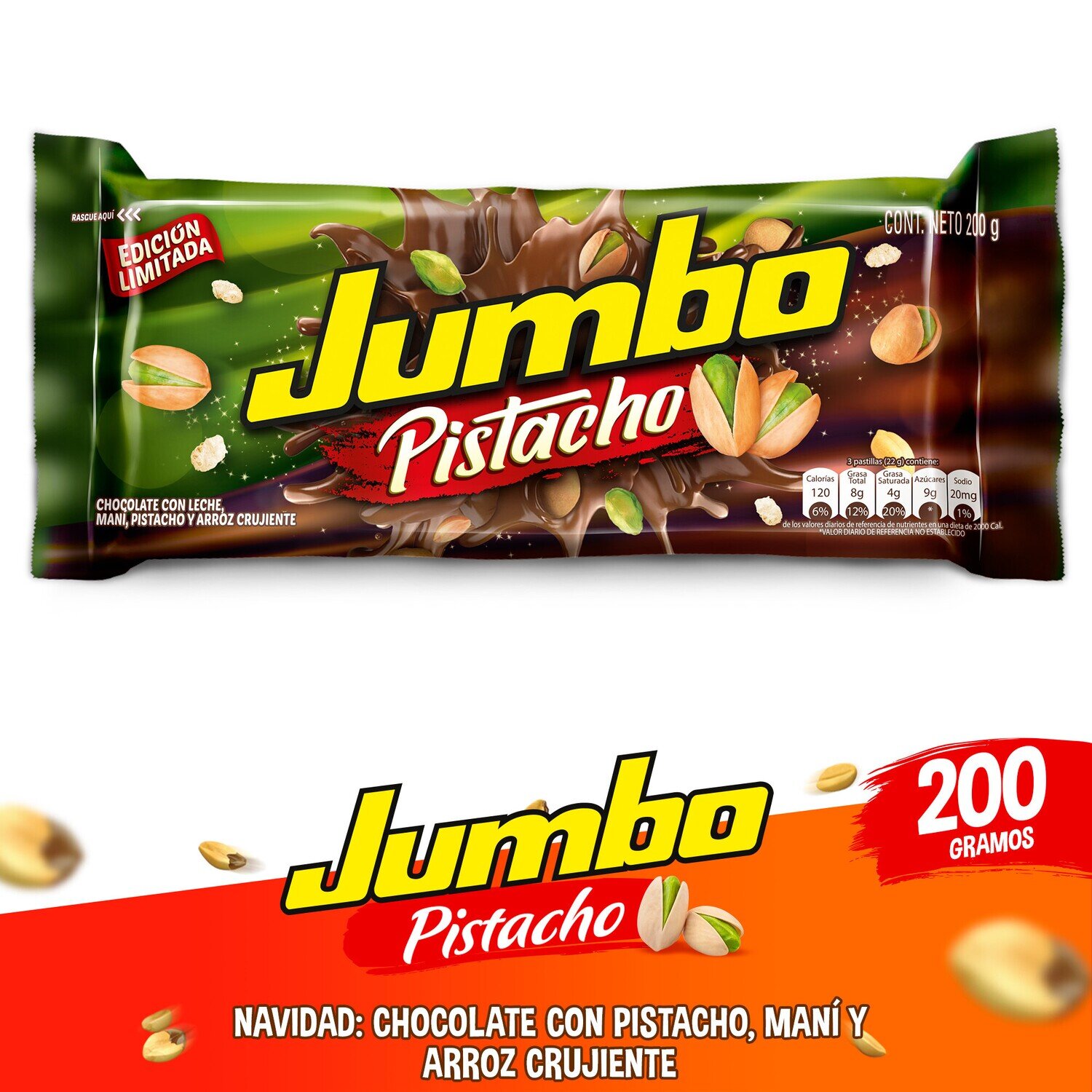 jumbo pistacho