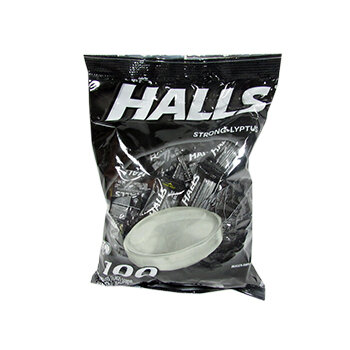 Halls negro - Bolsa x100 Unidades