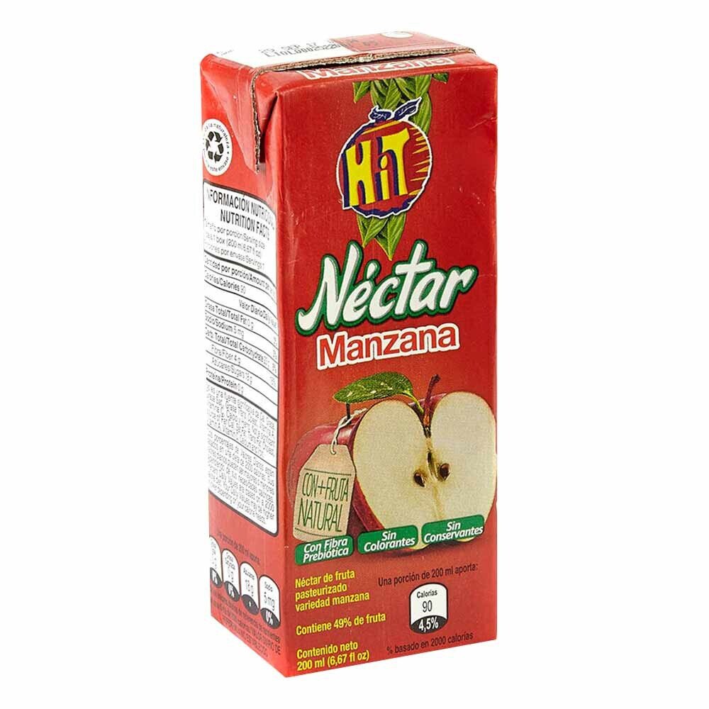 nectar manzana - hit x200ml