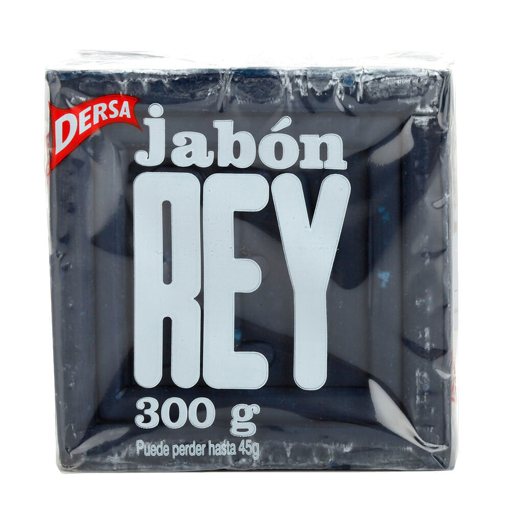 Jabón  azul - Rey - Barra 300 g