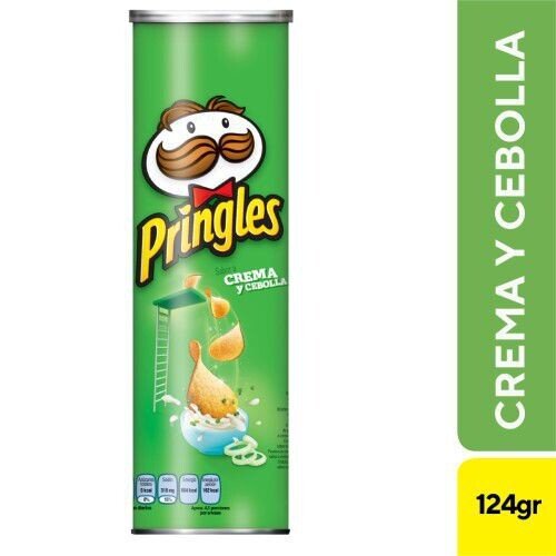 Papas Crema y cebolla - Pringles - Tarro 124 g