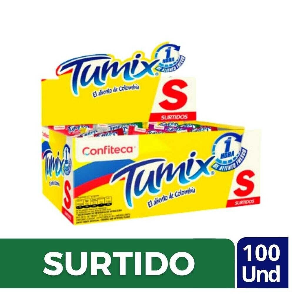 tumix surtido - caja x 100 und