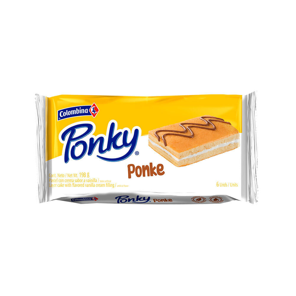 ponky - ponke vainilla x36 g