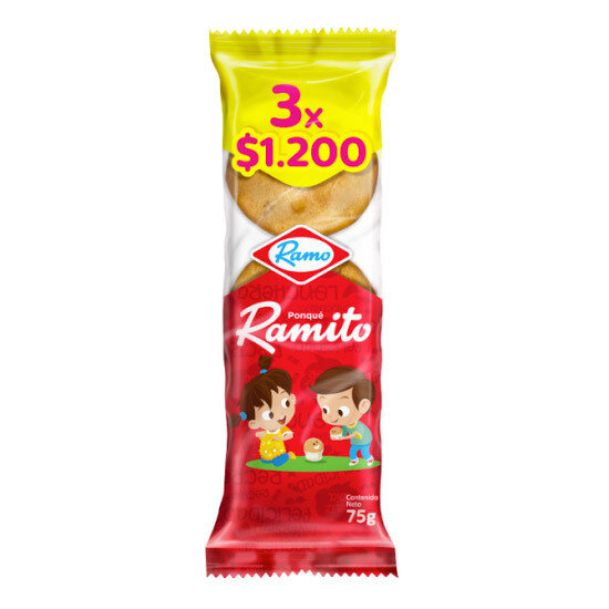 Ponqué© - Ramito - Paquete 3 uds.