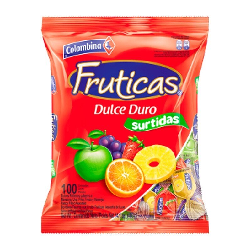 Fruticas Surtidas Colombina X100