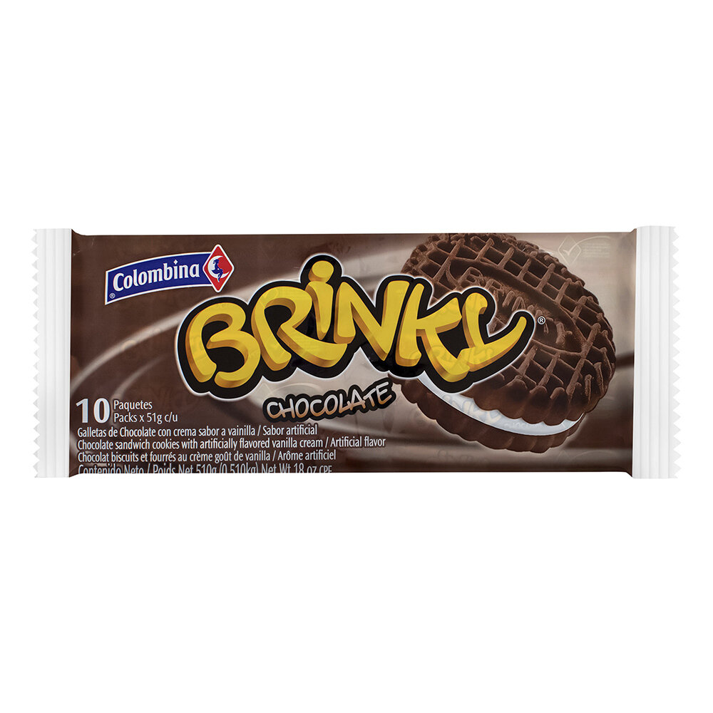 brinky vainilla -10 paquetes x 6 und