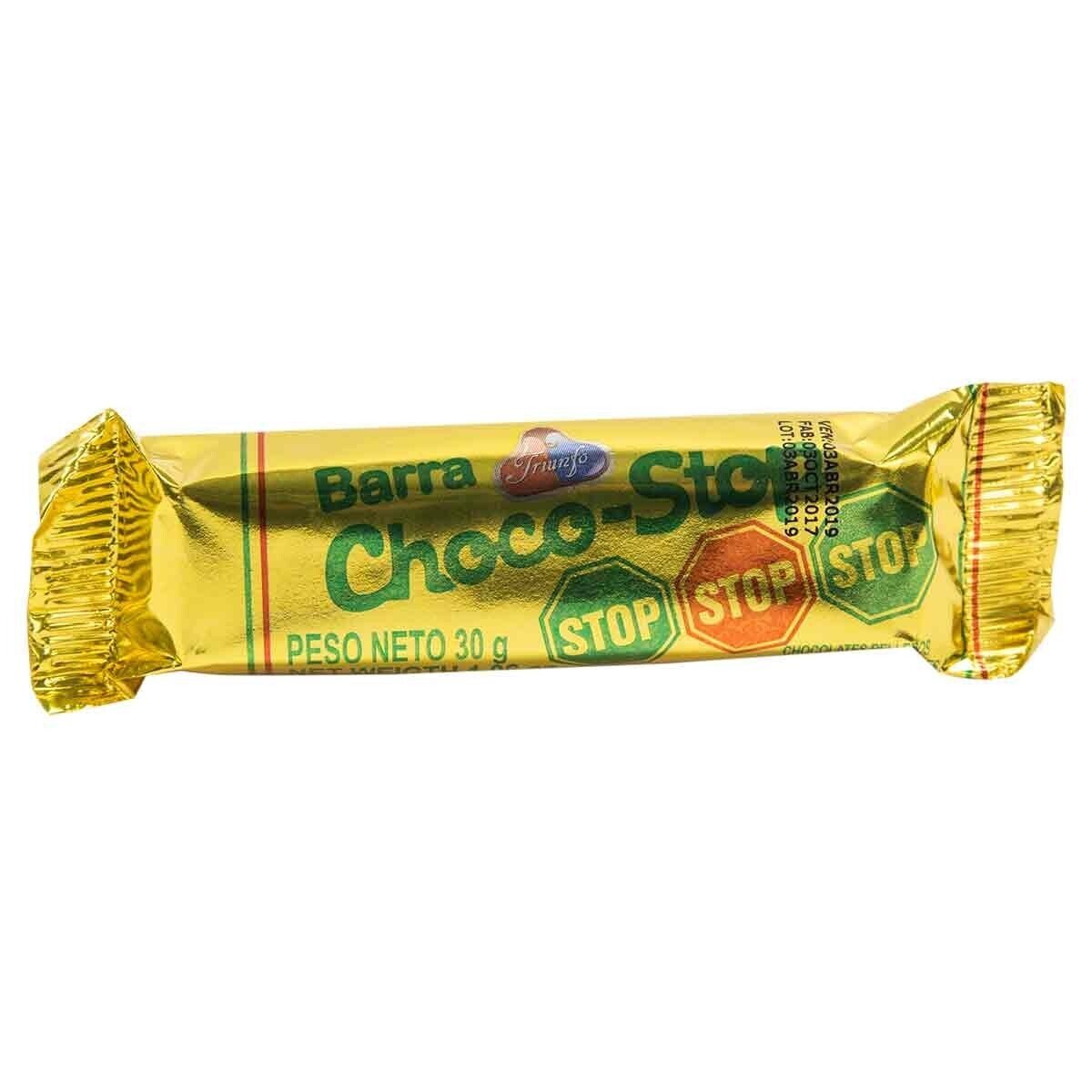 choco stop - barra - bolsa x 12 und