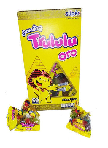 Gomitas Oso Oro Piramidal - Trululu - Caja 50 uds.