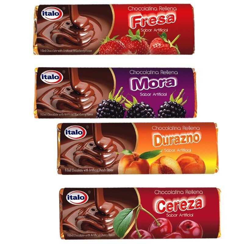 Chocolate Sabores Surtidos Mediano 46 g - Italo - Bolsa 10 uds.