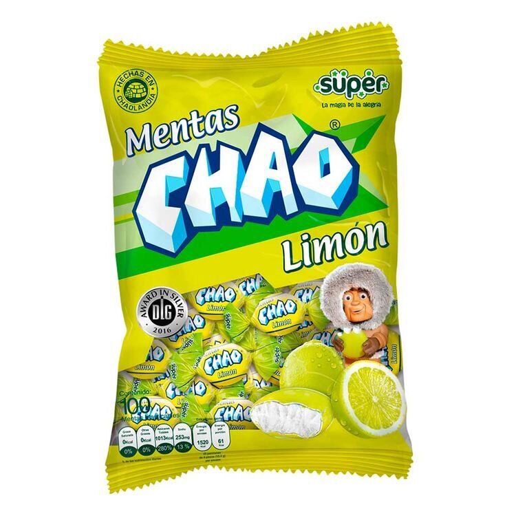 Menta Masticable - Chao - Bolsa 100 uds.