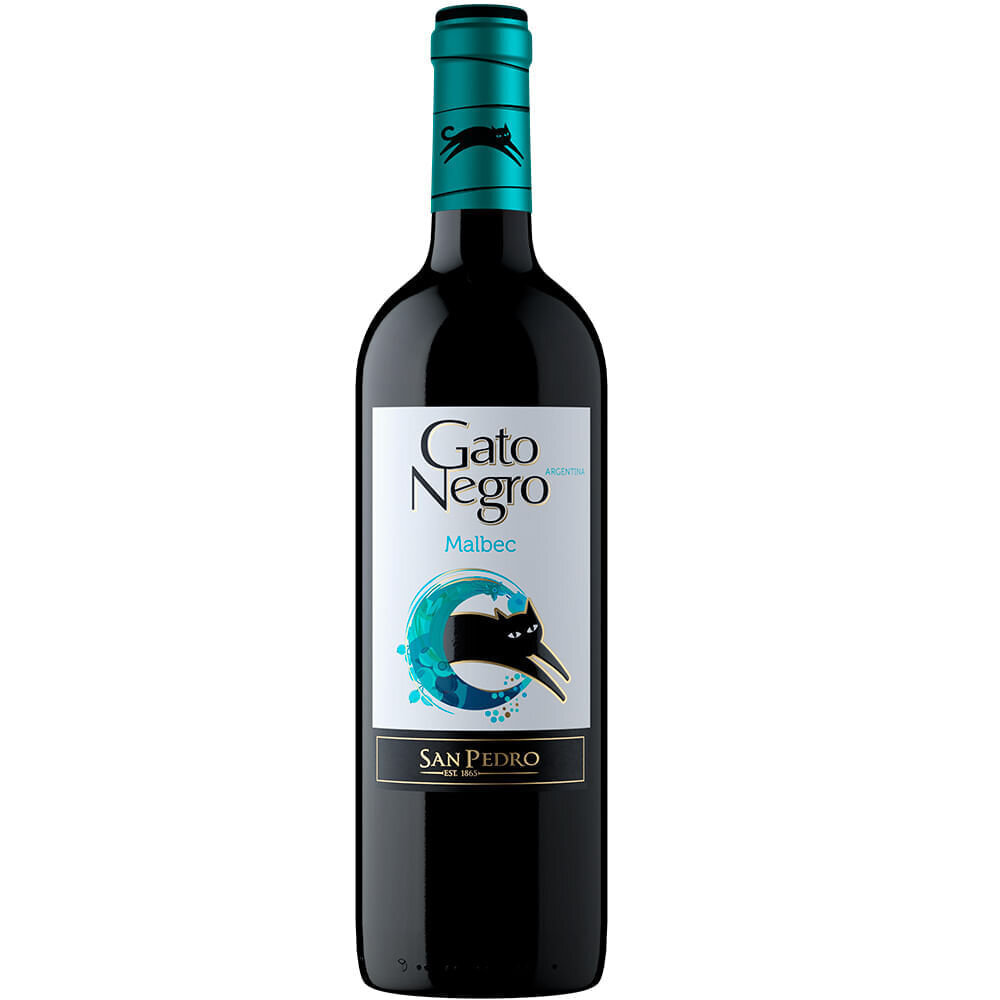 vino malbec - gato negro botella 750ml