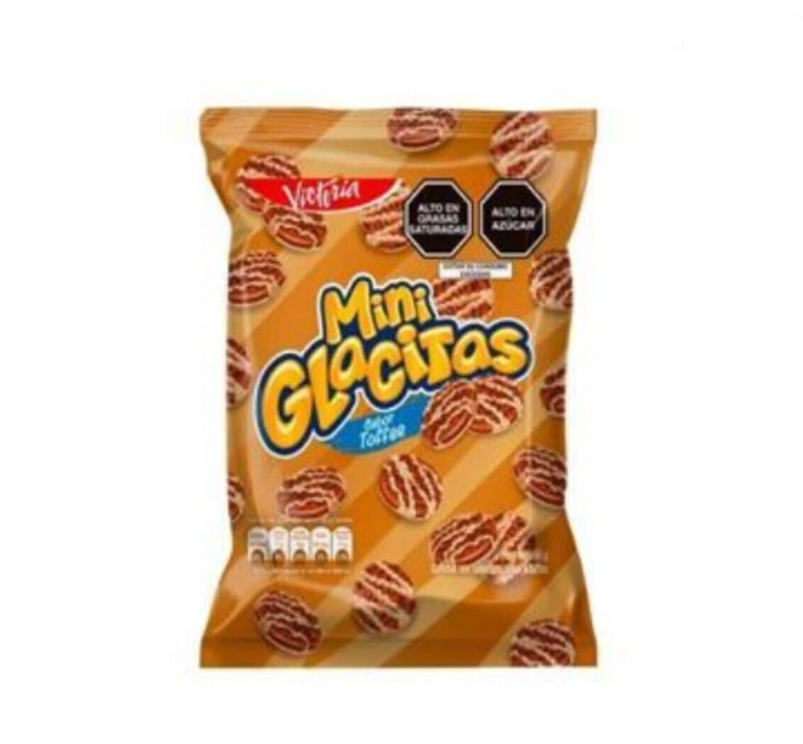 mini glacitas sabor toffee - 55g