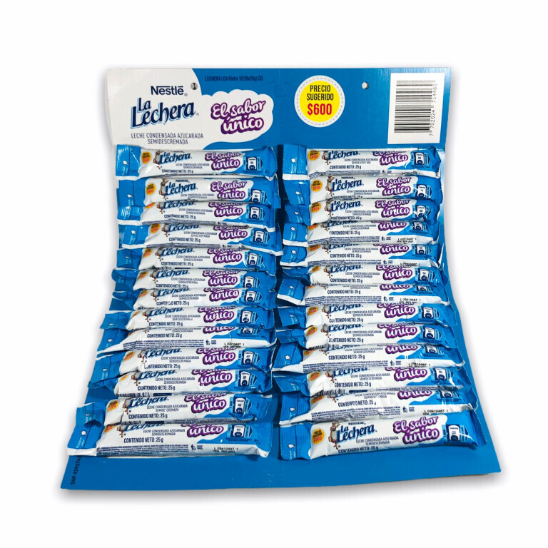 Leche condensada - La Lechera - Ristra x26 Unidades 25 g