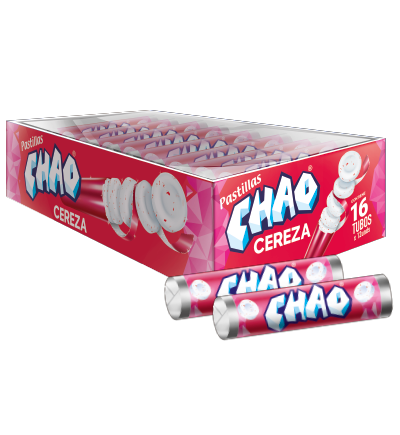 pastilla - chao cereza x12 und