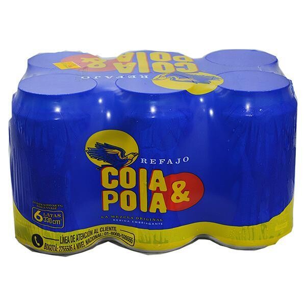 Cola &amp; Pola - six pack Latas 330 ml