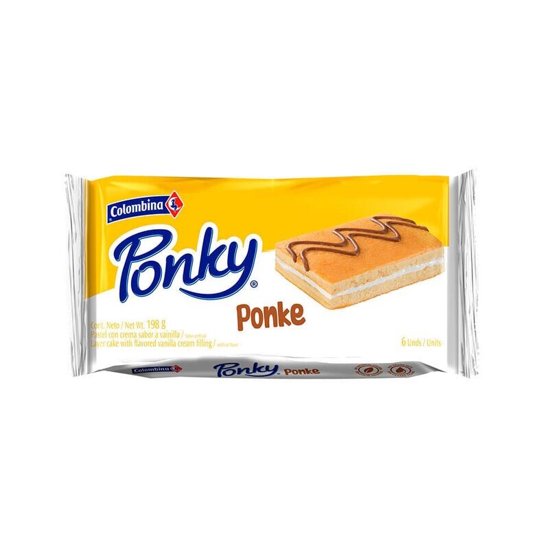 ponky - ponke vainilla x36 g