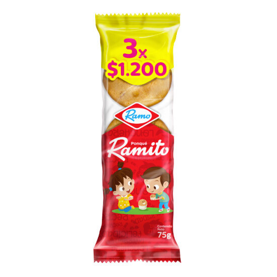 Ponqué© - Ramito - Paquete 3 uds.