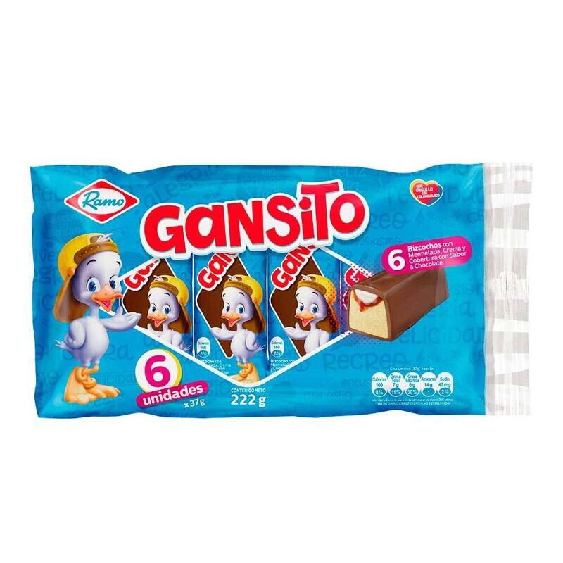 Ponqué© - Gansito Ramo - Unidad 37 g