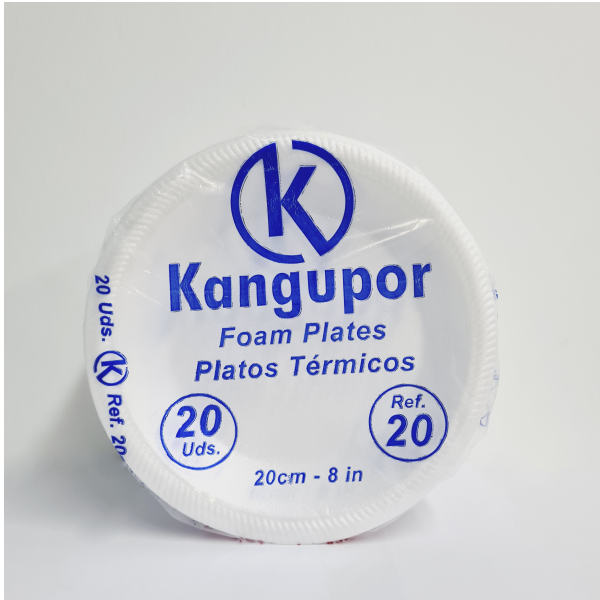 Platos Kangupor20uds