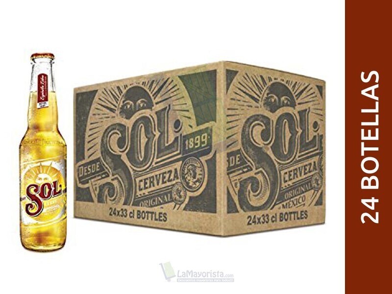 cerveza sol   x 24 unidades