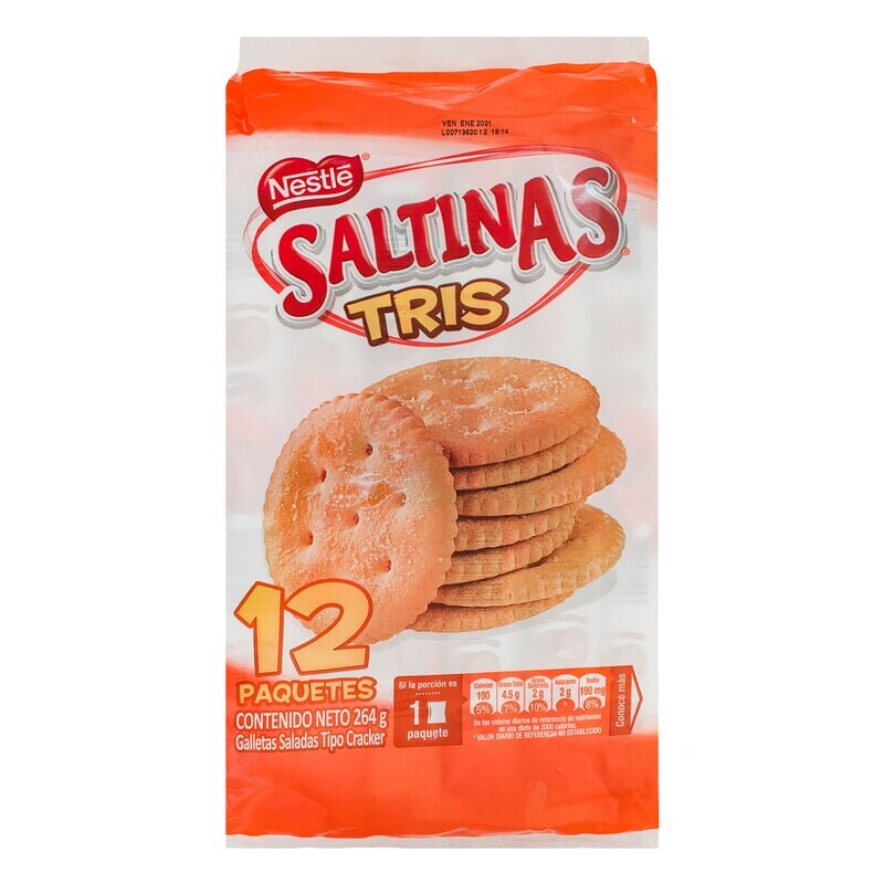 saltinas tris - paquetes 12