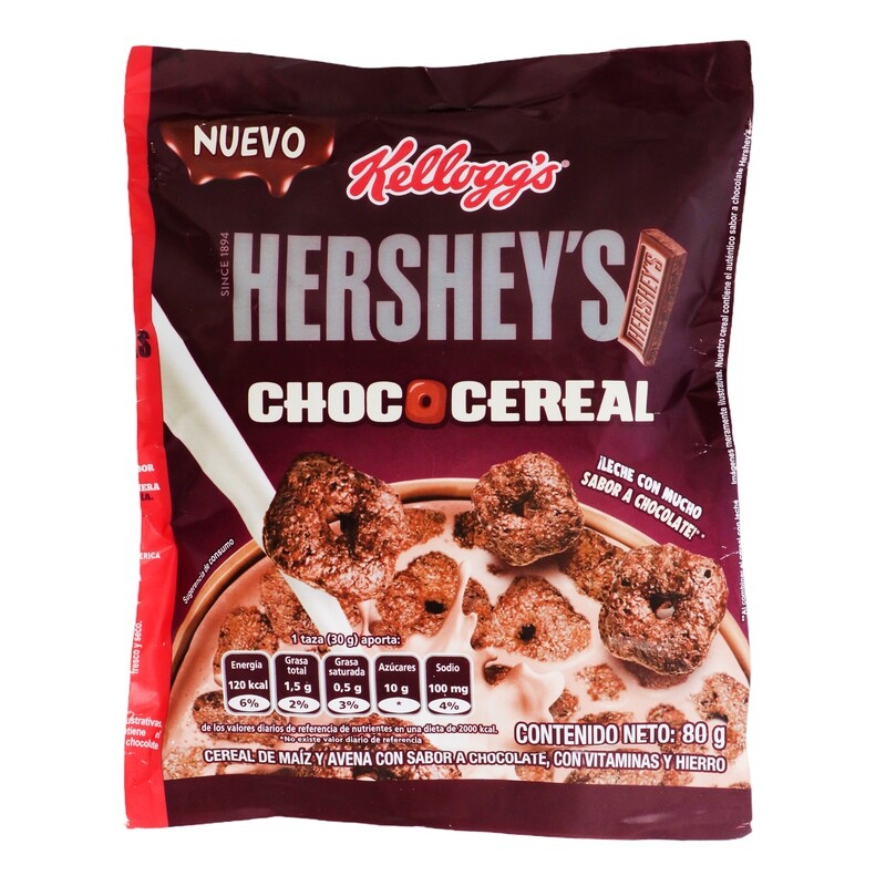 Choco Cereal Hershey´s - KELLOGG&#39;S - Paquete 80 g