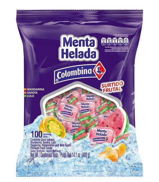 menta helada surtida - bolsa x 100und