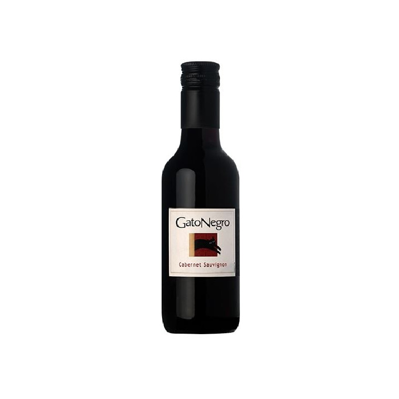 Vino tinto cabernet - Gato Negro - Botella 187 ml