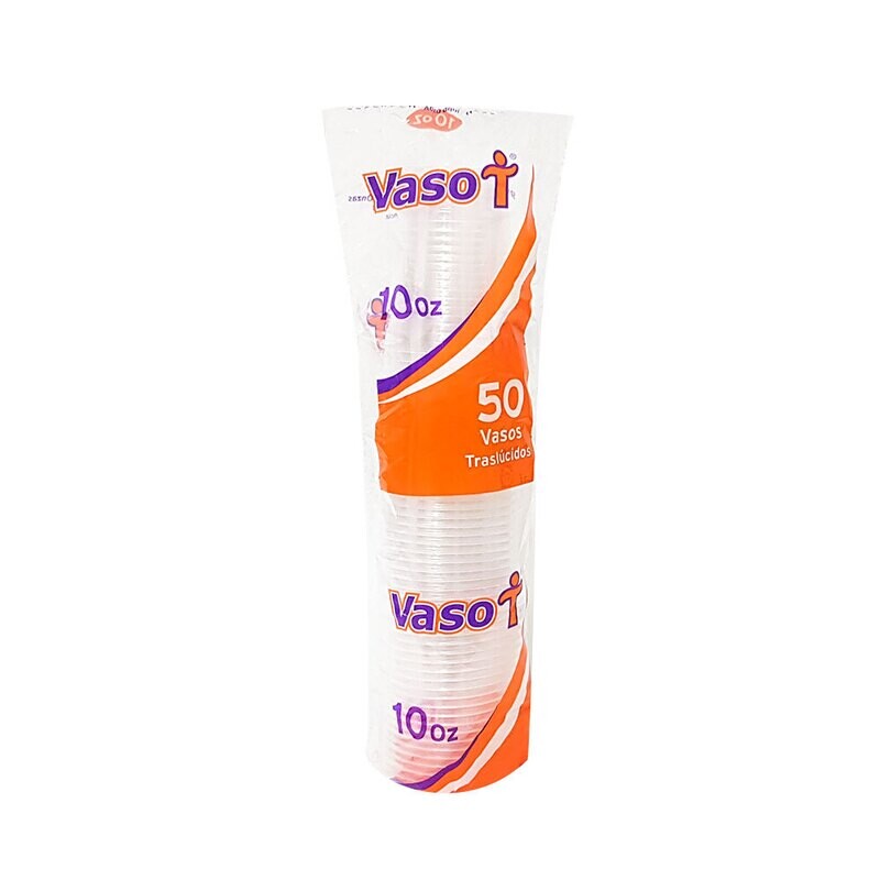 vaso 10 oz x 50 und