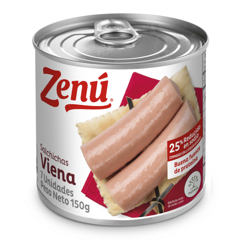 salchicha viena - zenu x 150g