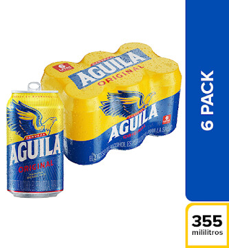 Cerveza Aguila Original - Lata 355 ml