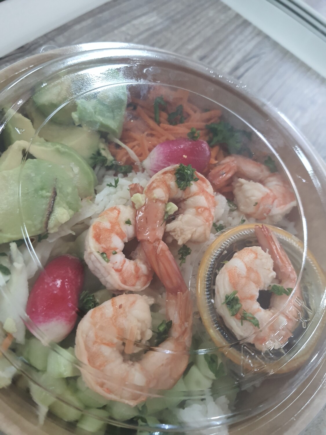 salade &quot;pok bowl crevettes&quot;