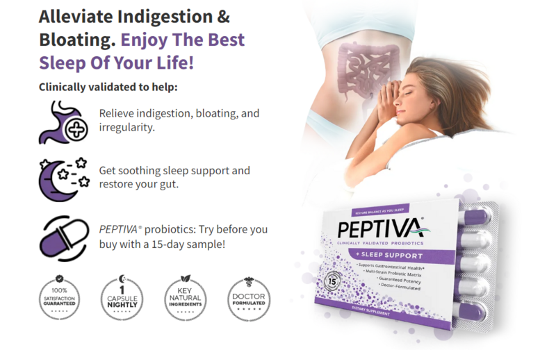 Peptiva Dietary Supplement + Sleep Support
