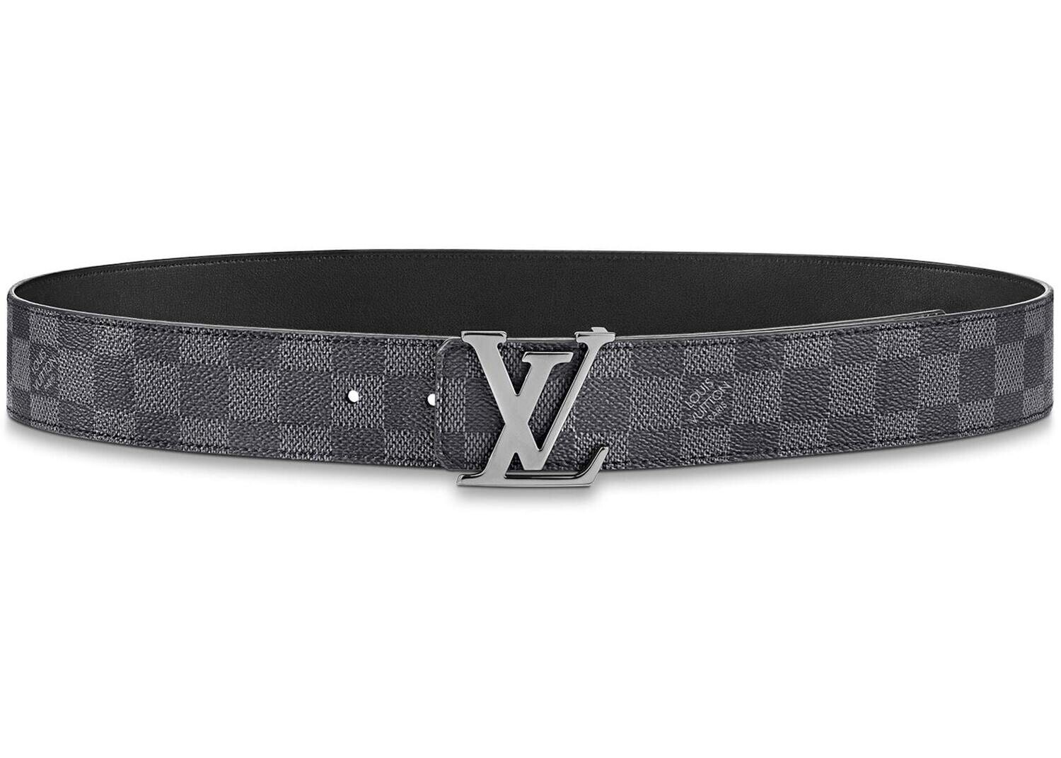 Dark monogram Louis Vuitton belt 