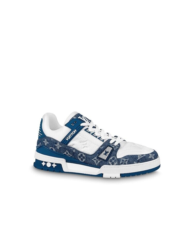 Monogram dark blue Louis Vuitton Trainers 