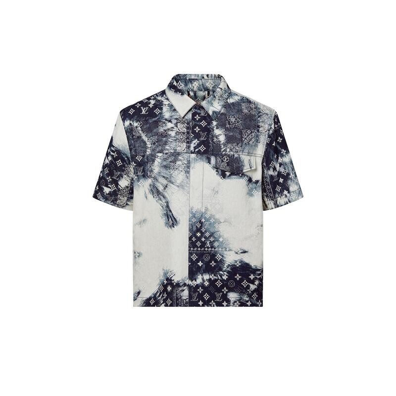 Lv monogram polo shirt