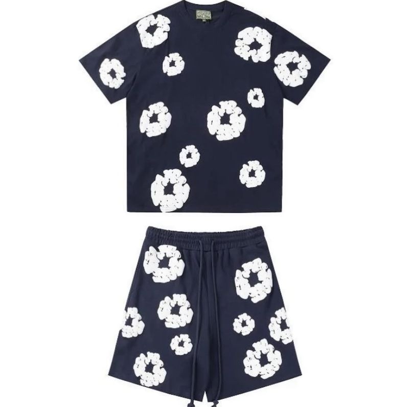 Denim tears shorts set